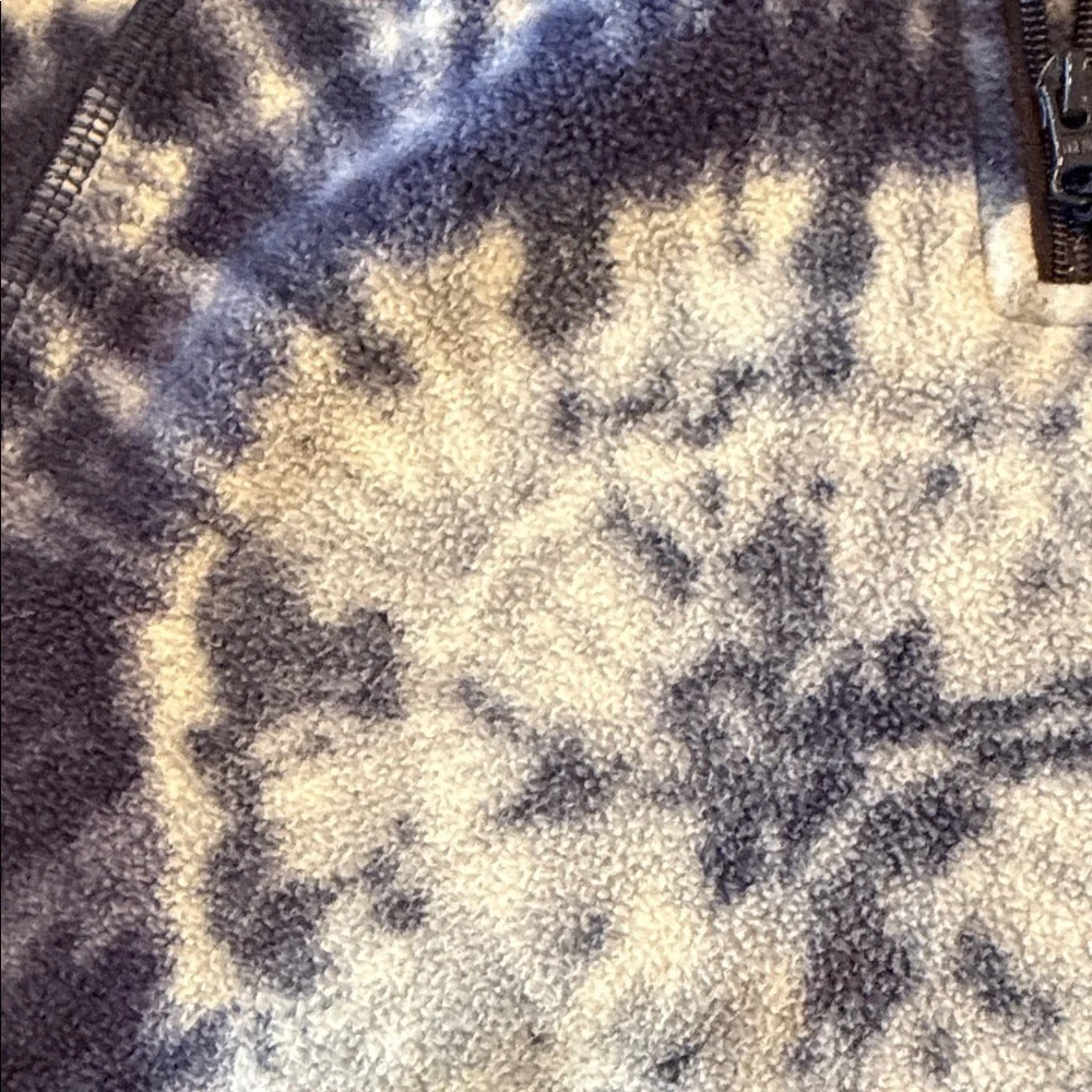 J. Crew Nordic Blue Tie-Dye Fleece